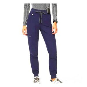 Women's Figs Zamora High Waisted Navy Jogger Pants Scrubs Professional Size XS/P